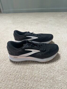 Brooks Ghost 16 Women’s 11.5 Black White Orchid Ice Running Shoes 1204071B077